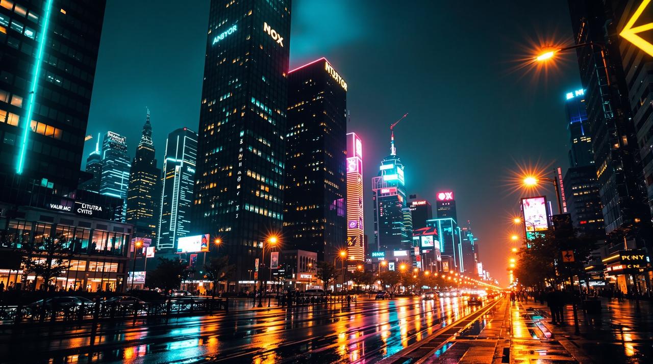 城市之光：夜间摄影完全指南 - 柚子影视轮播图